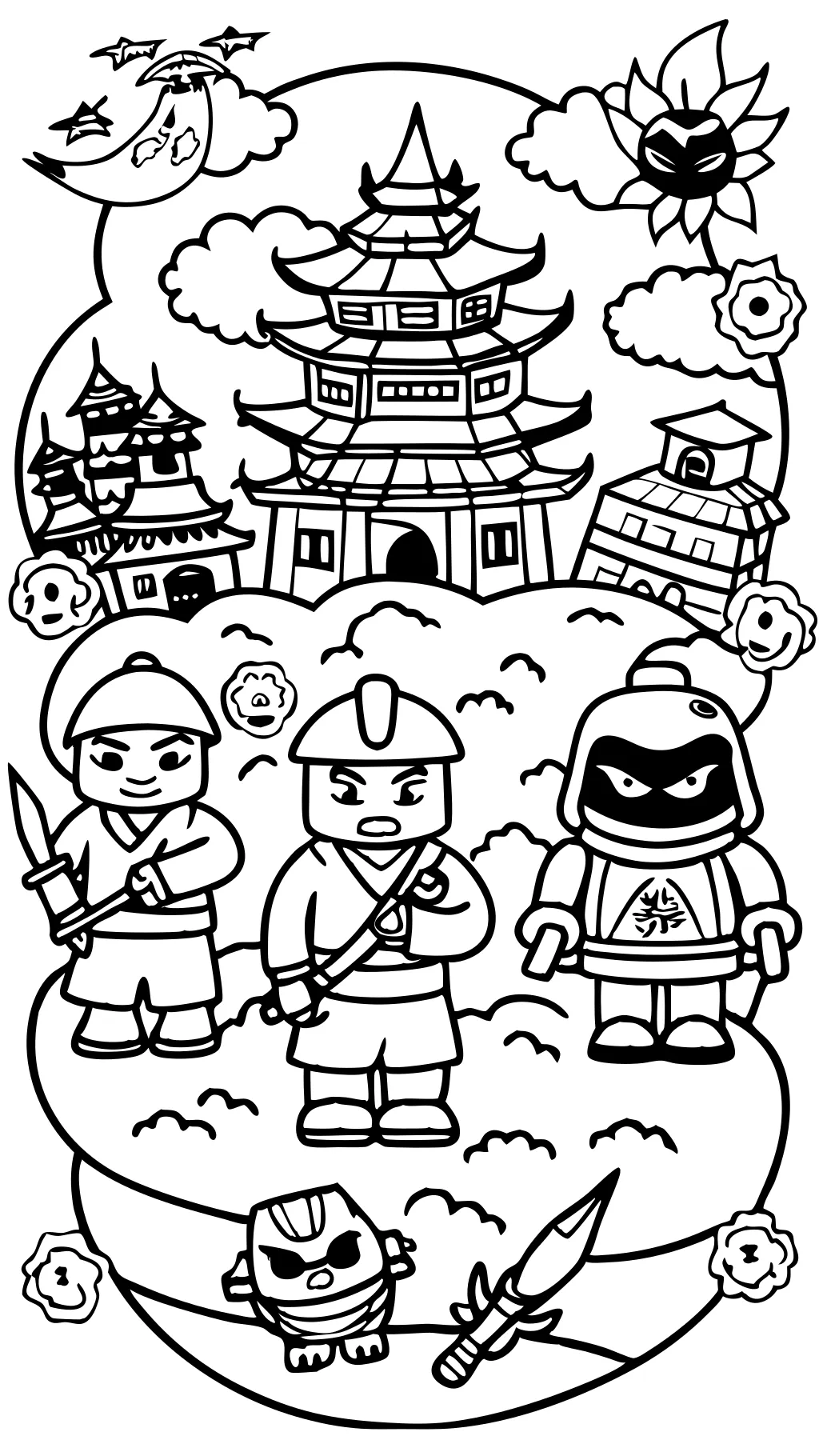 ninjago coloring page